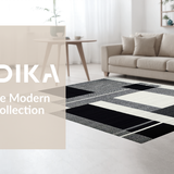 Elegant Monochrome Chevron Motif(Black)