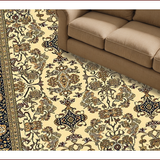 Ultra Soft Area Rug, Non Slip, Stain Resistant, Washable Area Rugs for Living Room, Bedroom, Luxurious Soft Monochrome Style(Beige)