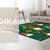 Whimsical Gnome Motif in Green(Green)