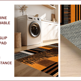 Ultra Soft Area Rug, Non Slip, Stain Resistant, Washable Area Rugs for Living Room, Bedroom, Eclectic Tiger Skin Aesthetic(Orange)