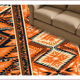 Ultra Soft Area Rug, Non Slip, Stain Resistant, Washable Area Rugs for Living Room, Bedroom, Boho Burnt Orange Living Room Stain-Resistant Rug(Orange)
