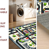 Urban Cityscape Play Mat(Black)