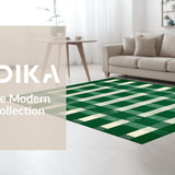 Modern White and Green Geometry(Green)