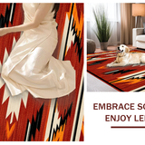 Cozy Textured Tiled Composition(Red)