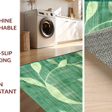 Contemporary Plush Swirl Motif(Green)