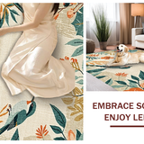 Artistic Colorful Feather Design(Beige)