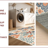Floral Vintage Beige Medallion(Beige)