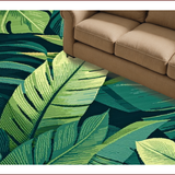 Ultra Soft Area Rug, Non Slip, Stain Resistant, Washable Area Rugs for Living Room, Bedroom, Vibrant Nature-Inspired Accent Design(Green)