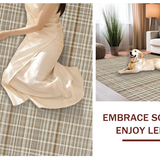 Chic Rustic Checked Aesthetic(Beige)