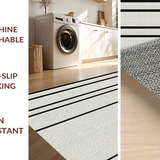 Chic Abstract Dual Tone Lines(Black)