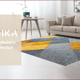 Ultra Soft Area Rug, Non Slip, Stain Resistant, Washable Area Rugs for Living Room, Bedroom, Modern Abstract Non-Shedding Living Room(Gray)