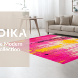 Artistic Distressed Symmetrical Design(Pink)