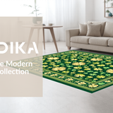 Elegant Gold Accented Decor(Green)