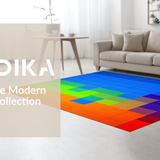 Lively Modern Abstract Motif(Blue)