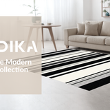 Vibrant Contemporary Graphic Lines(Black)