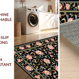 Chic Black and Pink Blossom Style(Black)