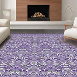 Ultra Soft Area Rug, Non Slip, Stain Resistant, Washable Area Rugs for Living Room, Bedroom, Artistic Rich Purple Comfort(Purple)