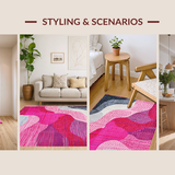 Artistic Gray and Pink Harmony(Pink)