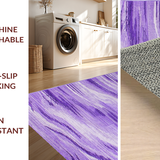 Ultra Soft Area Rug, Non Slip, Stain Resistant, Washable Area Rugs for Living Room, Bedroom, Lively Shaggy Patterned Textile(Purple)