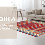 Artful Wavy Retro Elegance(Red)