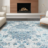 Contemporary Floral Symmetry Concept(Blue)