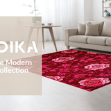 Bold Round Floral Fantasy(Red)