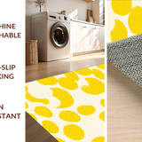 Ultra Soft Area Rug, Non Slip, Stain Resistant, Washable Area Rugs for Living Room, Bedroom, Whimsical Pastel Egg Aesthetic(Yellow)