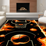 Vibrant Black Orange Aesthetic(Black)