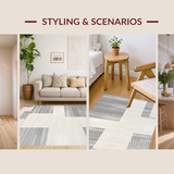 Contemporary Neutral Abstract Motif(Gray)