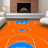 Ultra Soft Area Rug, Non Slip, Stain Resistant, Washable Area Rugs for Living Room, Bedroom, Energetic Field Layout Decor(Orange)