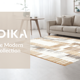 Ultra Soft Area Rug, Non Slip, Stain Resistant, Washable Area Rugs for Living Room, Bedroom, Fun Quirky Wildlife Pattern(Beige)