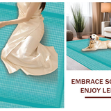 Dynamic Trellis Print in Teal(Blue)