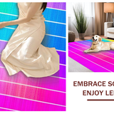 Joyful Shag Patterned Decor(Blue)