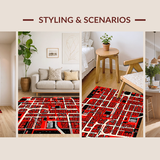 Cheerful City Grid(Red)