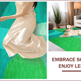 Ultra Soft Area Rug, Non Slip, Stain Resistant, Washable Area Rugs for Living Room, Bedroom, Modern Abstract Green Living Room Rug(Green)