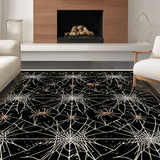 Eerie Monochrome Web Motif(Black)