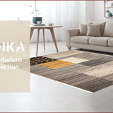 Ultra Soft Area Rug, Non Slip, Stain Resistant, Washable Area Rugs for Living Room, Bedroom, Rustic Cow Print Living Room Decor(Brown)