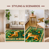 Lush Exotic Wildlife Imagery(Green)