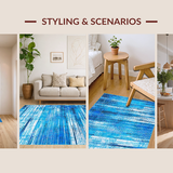 Colorful Modern Tiled Motif(Blue)