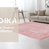 Ultra Soft Area Rug, Non Slip, Stain Resistant, Washable Area Rugs for Living Room, Bedroom, Elegant Pink Bow Design Carpet for Rooms Coquette Area Rug(Pink)