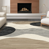 Trendy Surfboard Patterned Accent(Beige)