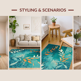 Contemporary Botanical Abstract Aesthetic(Blue)