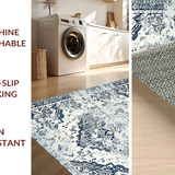 Chic Low Contrast Distressed Design(Blue)