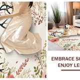 Contemporary Whimsical Deer Design(Ivory)