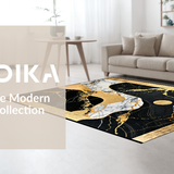 Bold Geometric Black Marble Vision(Black)