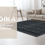 Artistic Fuzzy Black Round Charm(Black)