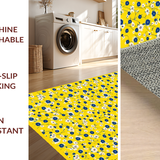 Cheerful Sunflower Shaggy Accent(Yellow)