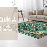 Luxurious Vibrant Floral Design(Green)