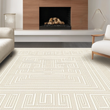 Timeless Beige Geometric Vibe(Beige)