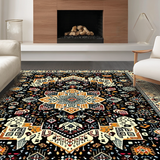 Trendy Abstract Swirl Design Element(Black)